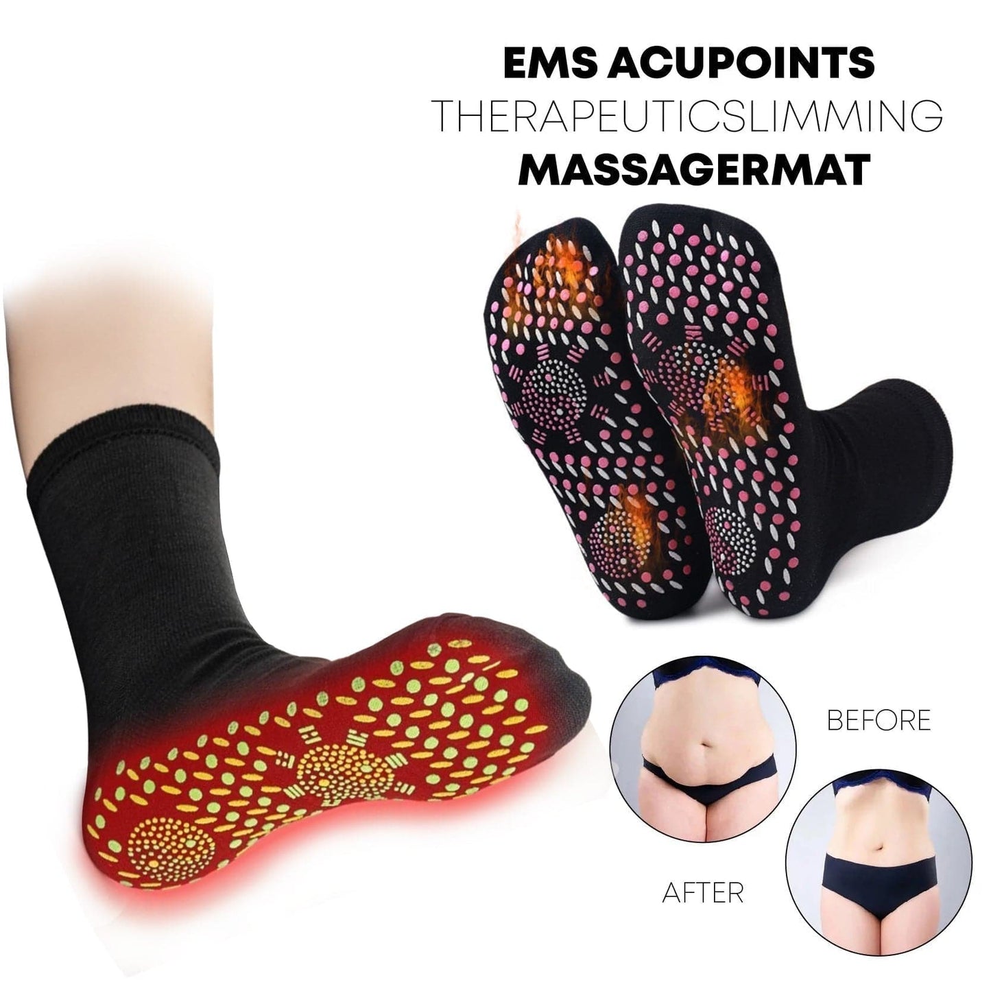 Acupressure Self-heating Shaping Socks