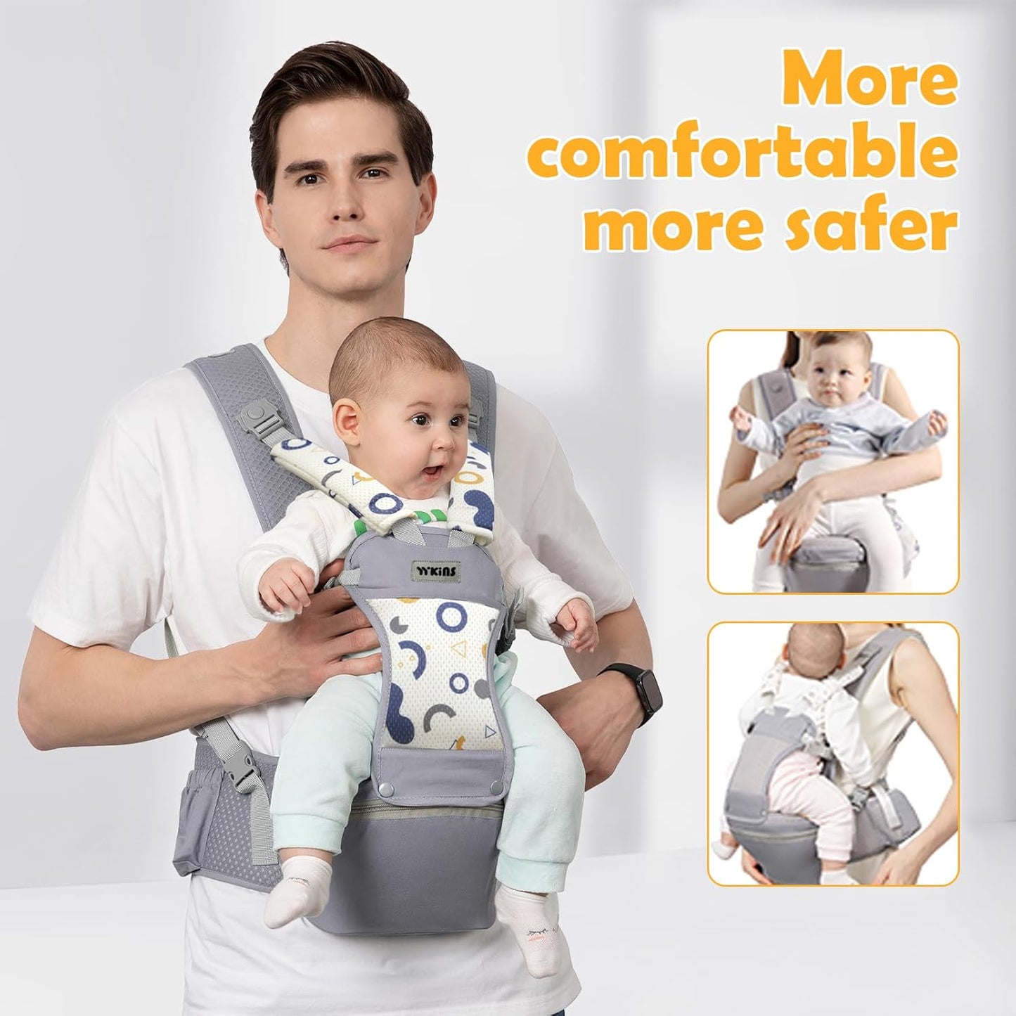 2025 New Style Newborn Ergonomic Baby Carrier Backpack