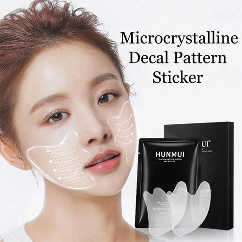 4Pcs Anti-Wrinkle Face Patches: Eye, Forehead, Neck