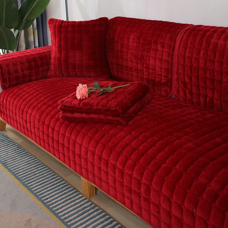 Plush  Sofa Cover