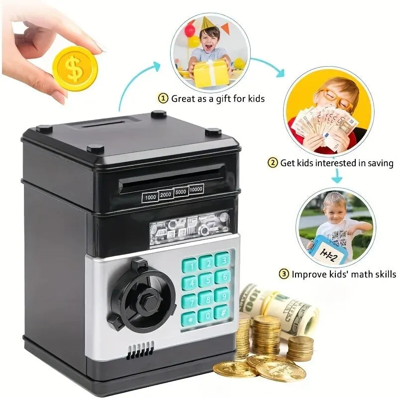 Piggy Bank Password Safe Box Money