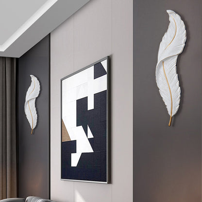 LED Feather Wall Lamp