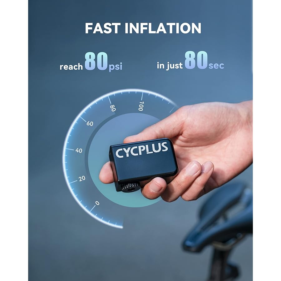 CYCPLUS CUBE MINI POCKET TIRE INFLATOR