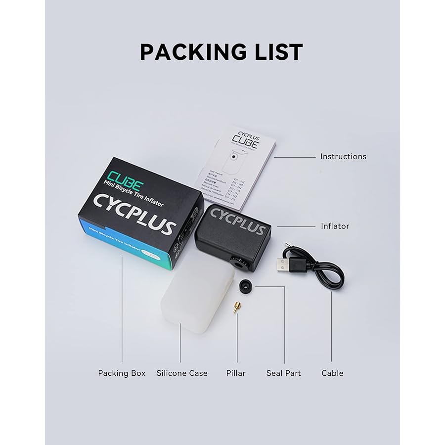 CYCPLUS CUBE MINI POCKET TIRE INFLATOR