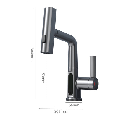 Lift-Up Waterfall Basin Faucet