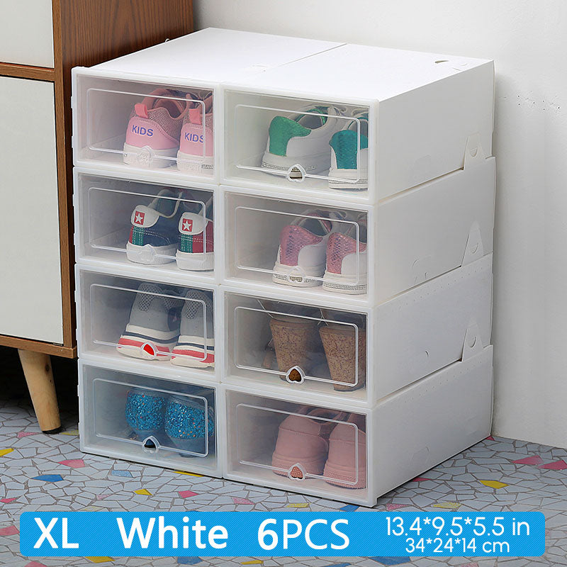 Transparent Shoe Box Shoes Organizer