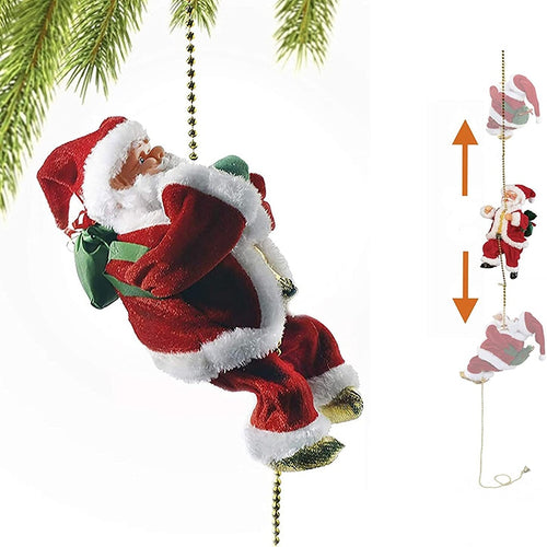 Climbing Santa Claus