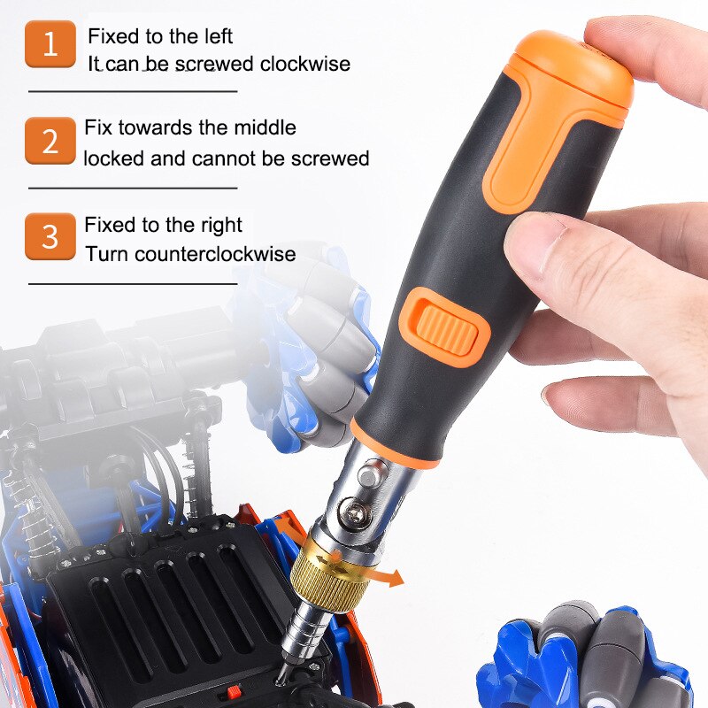 Portable ratchet screwdriver set 10 in 1 hidden screwdriver