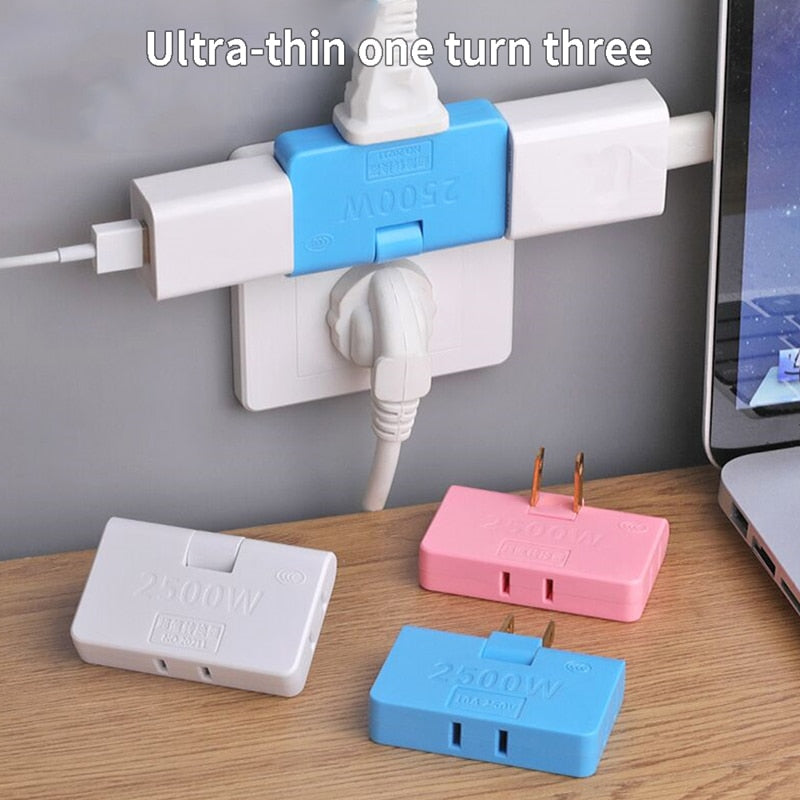 3 In 1 Extension Plug Electrical Adapter