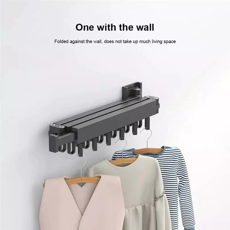 Folding Clothes Hanger Wall Mount