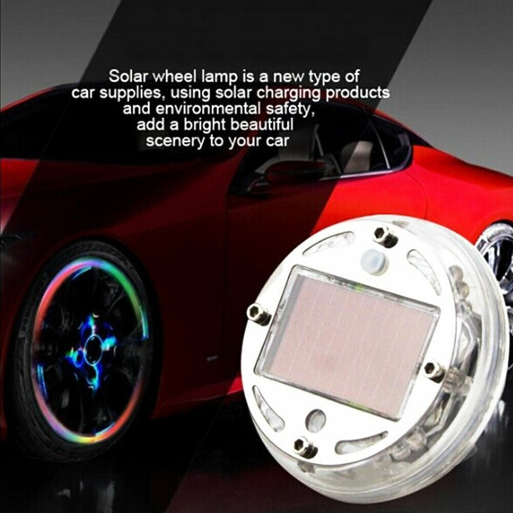 Solar Energy LED Tire Cap Light