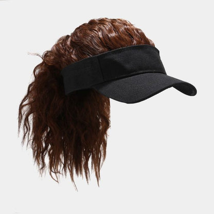 Women Artificial Hair Baseball Cap