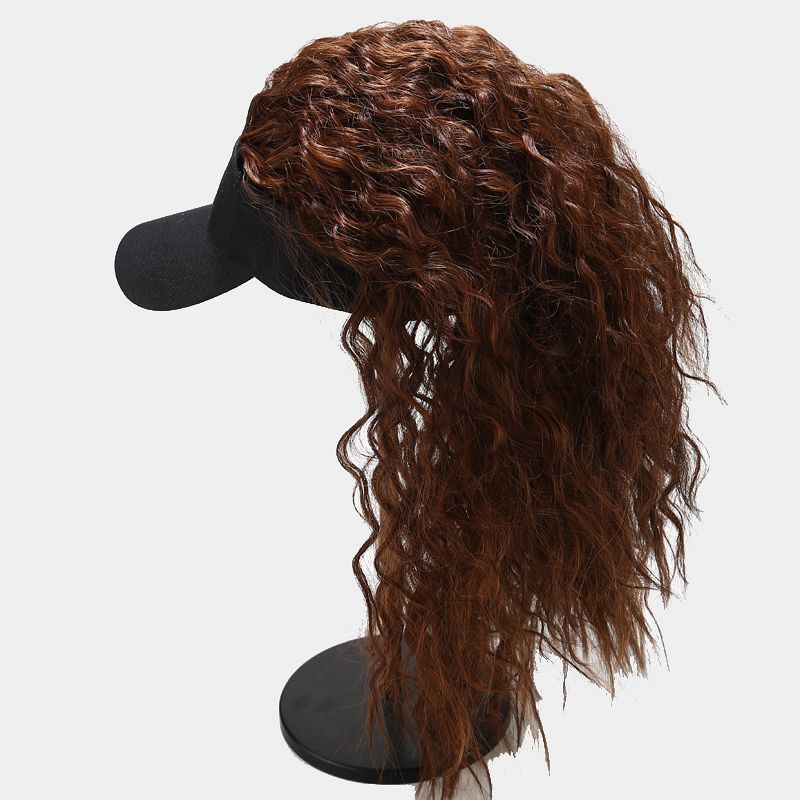 Women Artificial Hair Baseball Cap