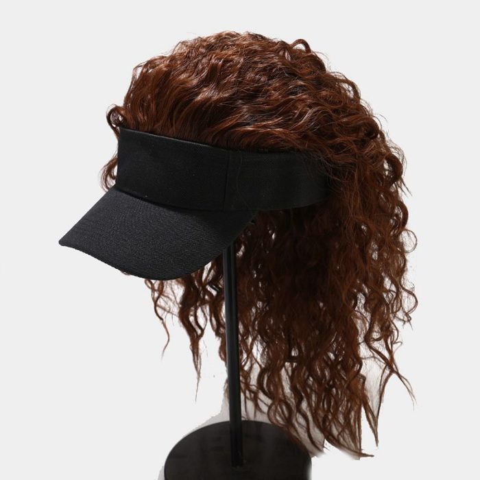 Women Artificial Hair Baseball Cap