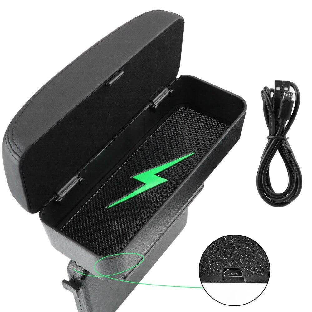 Auto Seat Gap Organizer with Wireless Charger