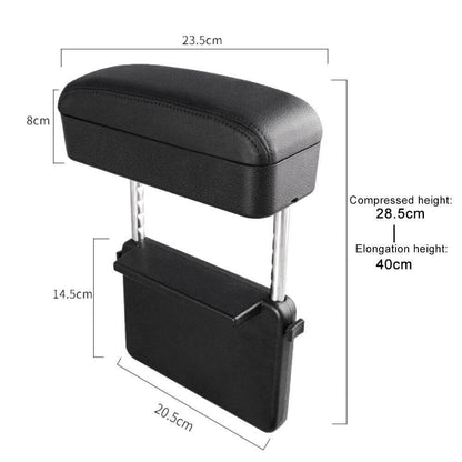 Auto Seat Gap Organizer with Wireless Charger